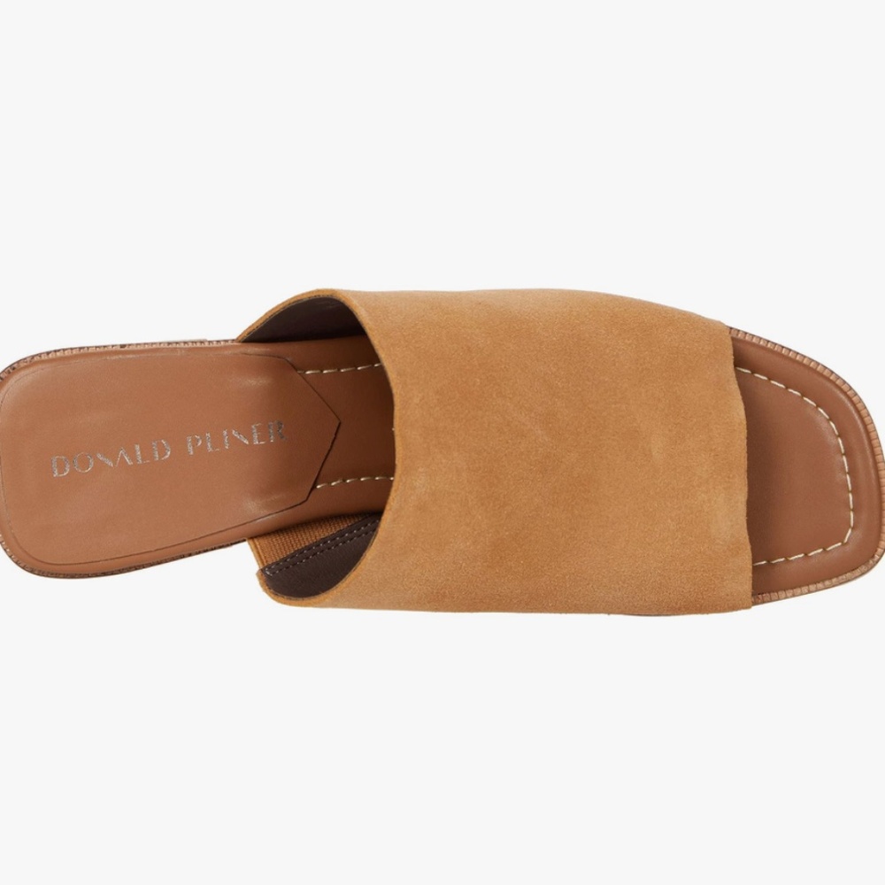 DONALD PLINER HAZE CALF SUEDE SADDLE NWT - Picture 8 of 15
